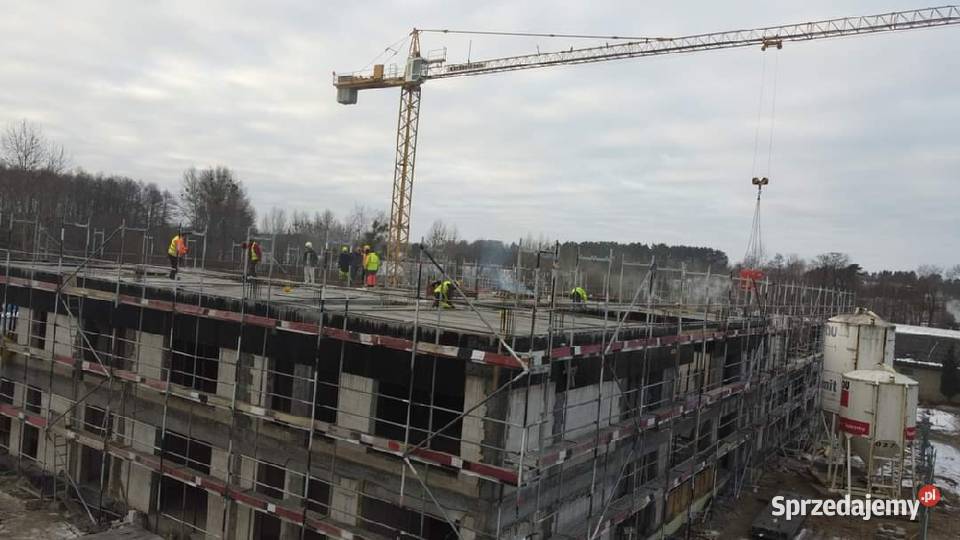 Wynajem żurawi wieżowych dźwig budowlany mazowieckie Pułtusk