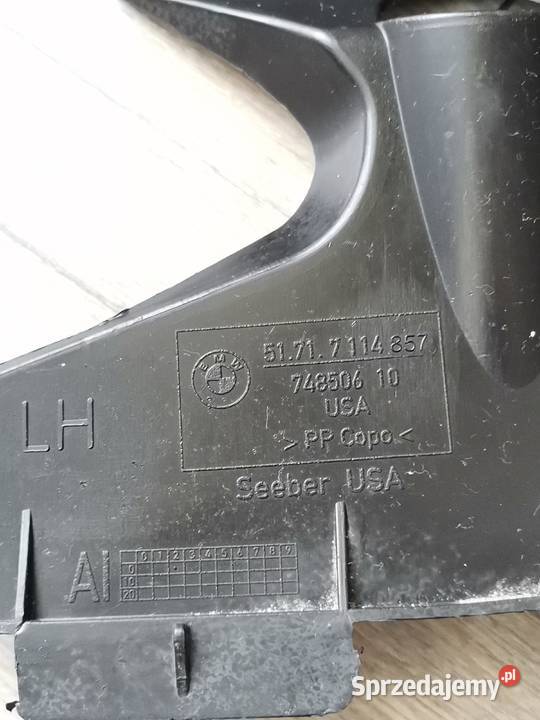 BMW Z4 E85 E86 0208 LEWE TYLNE NADKOLE 7114857 Międzychód