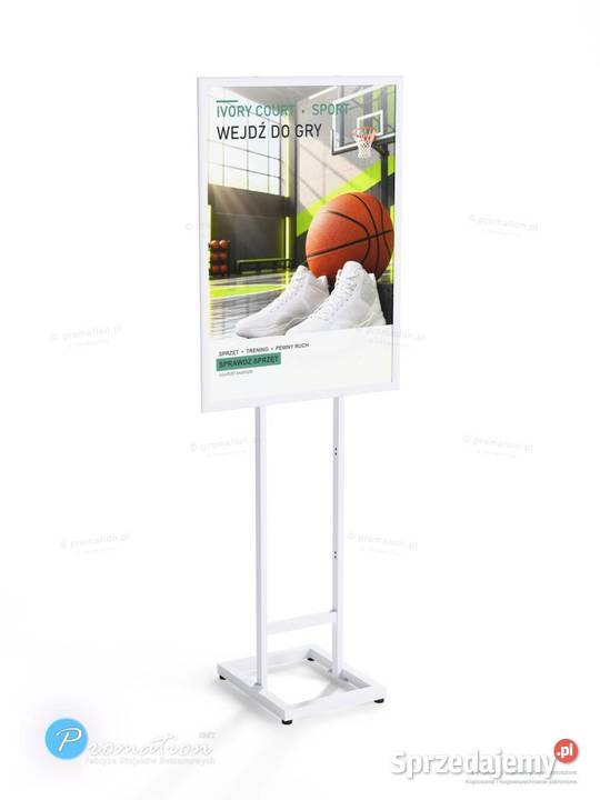 Biały stojak na plakat A1 rama OWZ SLIM Sklep Warszawa