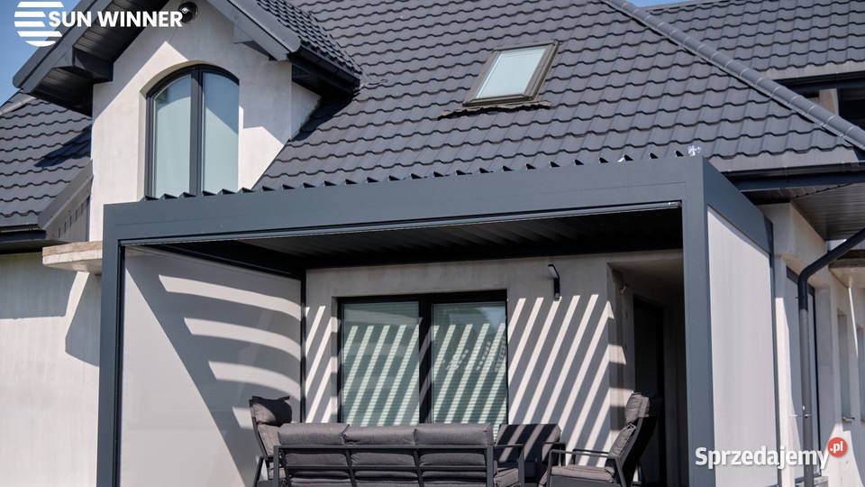 Pergola lamelowa żaluzjowa bioklimatyczna Gdańsk