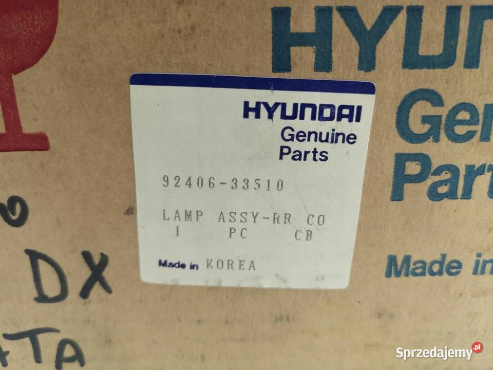 LAMPA PRAWY TYŁ HYUNDAI SONATA 9240633510