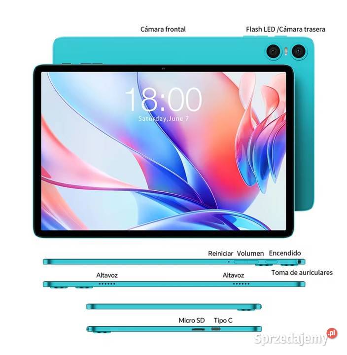 Tablet 10 Teclast P30 Android 14 klawiatura Chrzanów sprzedam