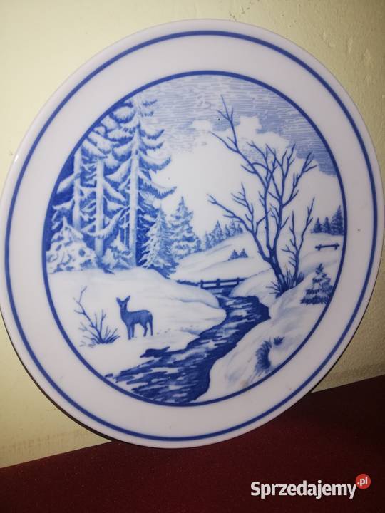 talerz Hutschenreuther zima Chorzew