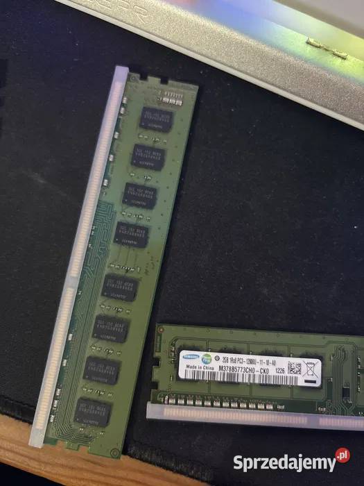 pamięć ram 4GB x 2 DDR3 2Rx8 PC3 12800U 1111B1 Pojemność 4GB