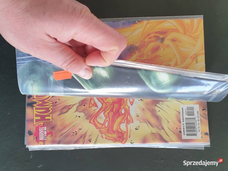 Human Torch Burn miniseria 6 komiksów Marvel USA pomorskie