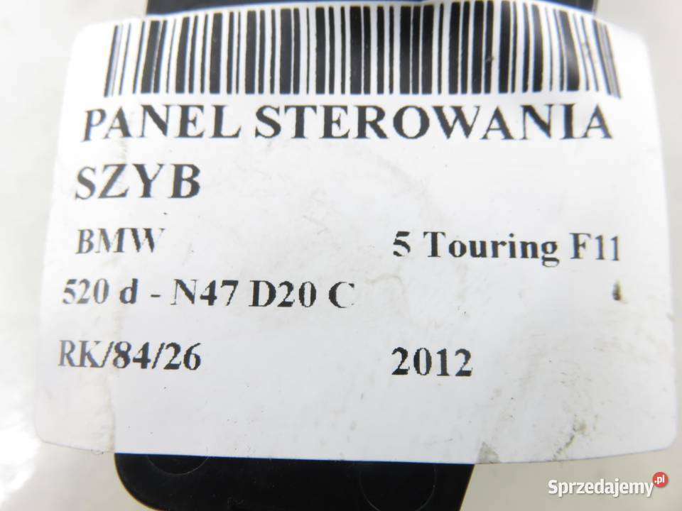 PANEL SZYB BMW 5 Touring F11 9241953 osobowe