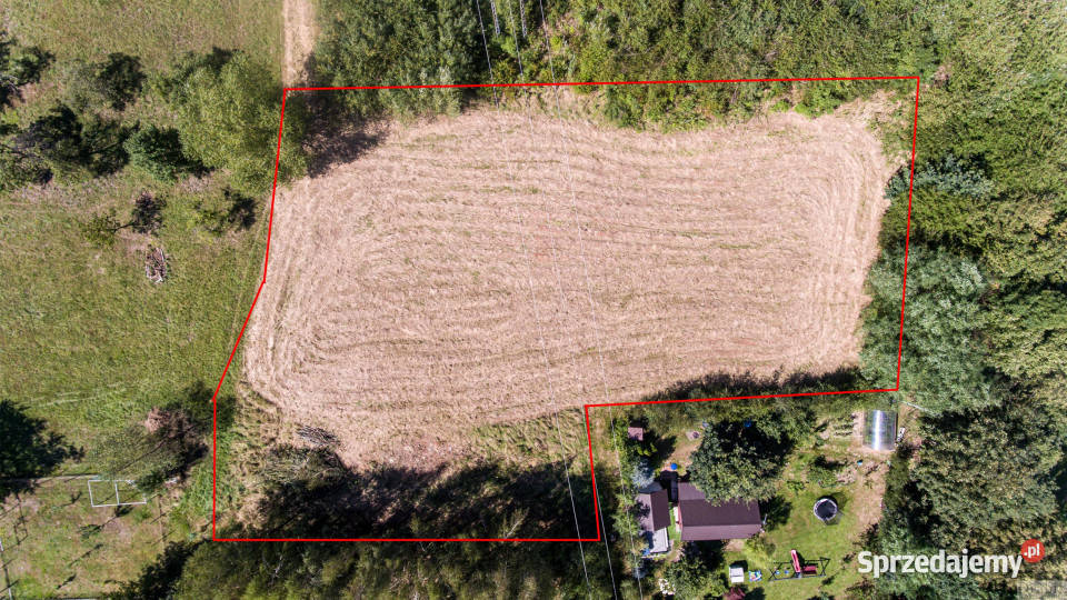 Działkę sprzedam 2385m2 Gorzeń Dolny Dworkowa prąd małopolskie