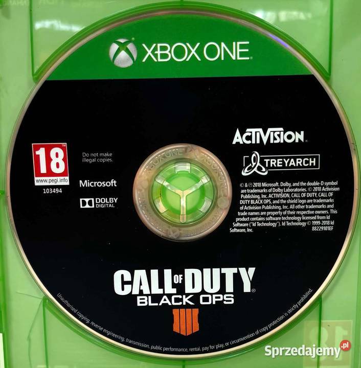 Xbox One Call of duty Black Ops 3 Elbląg