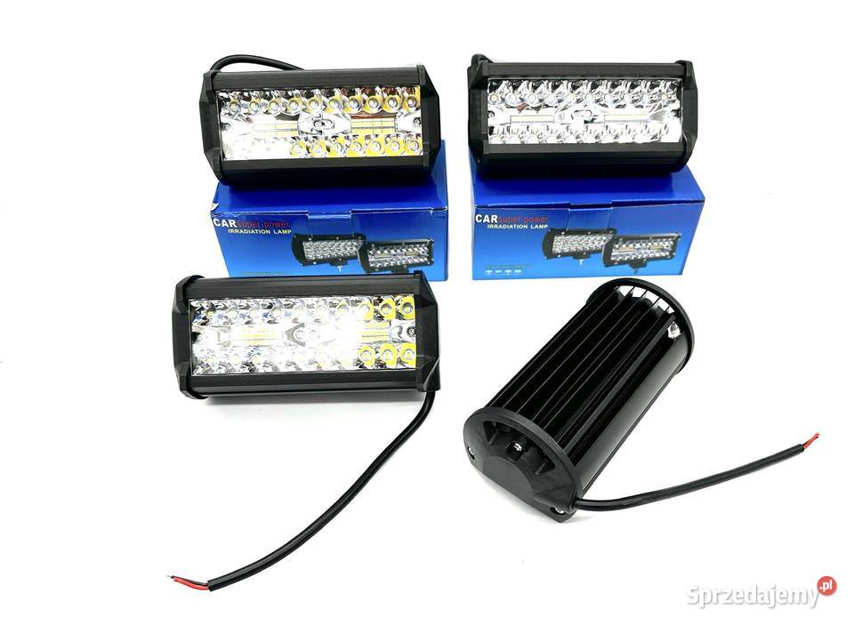 4 x 120W lampy robocze 120W halogen Led SMD Pomiechówek