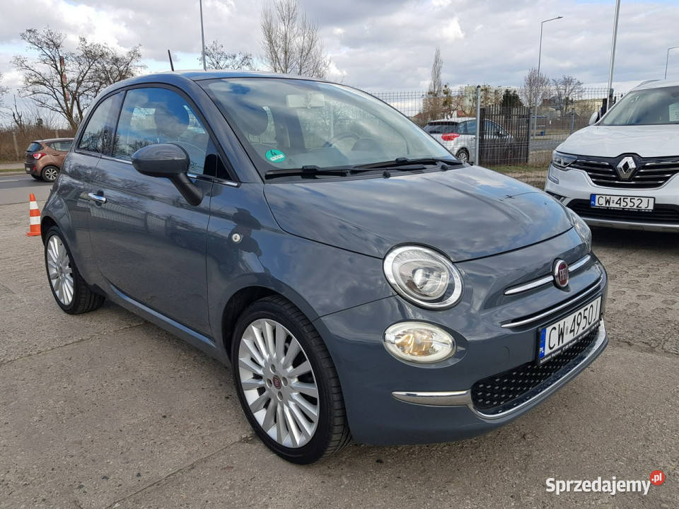 Fiat 500 12 Benzyna Klima Panorama Tempomat Włocławek