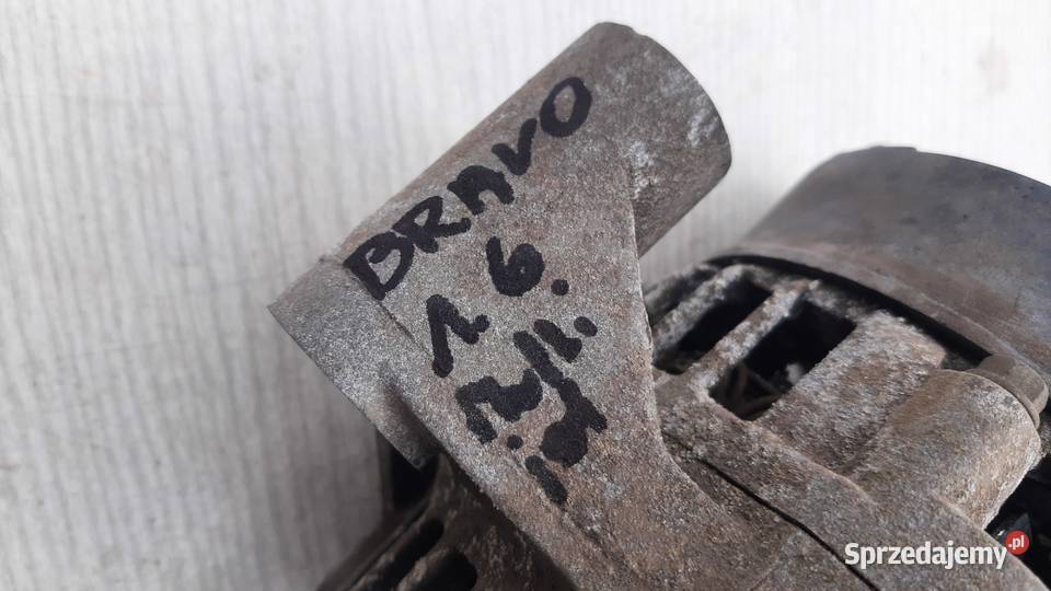 alternator 100A Fiat Doblo II Bravo II 16 Układ elektryczny silnika Dębno