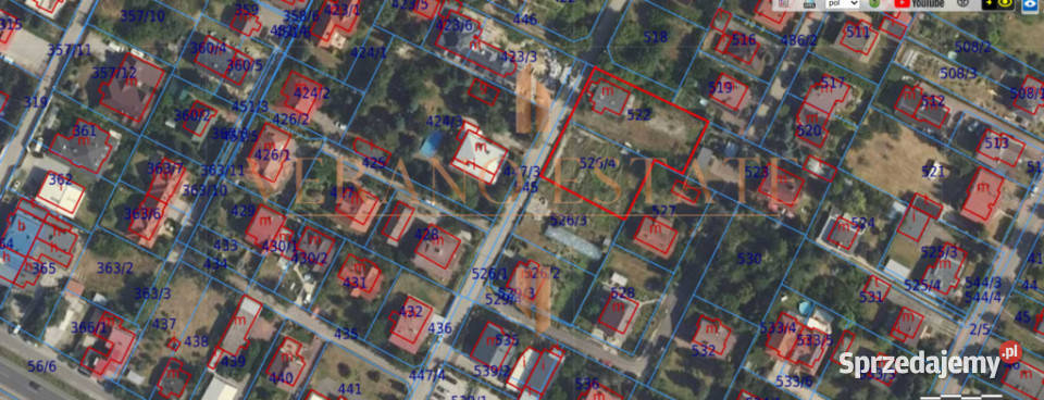 Teren inwestycyjny centrum Łomianek Agawy Łomianki