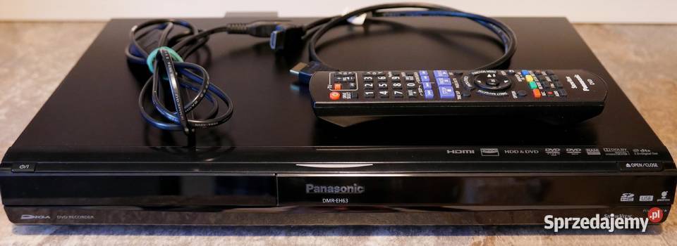 Nagrywarka DVD HDD Panasonic DMREH 63 Przysucha
