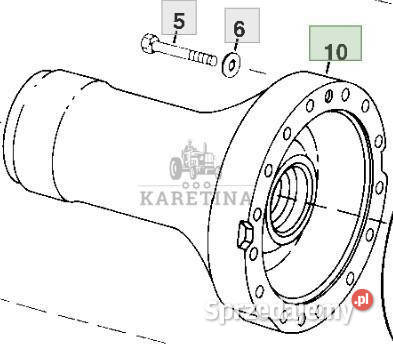 John Deere 8110 8210 8310 8410 Obudowa Zwolnicy Jastrzębniki