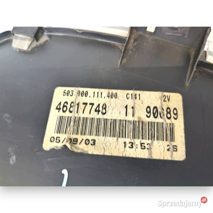 LICZNIK ZEGARY 46817748 Fiat Doblo I 19 JTD MJET lubelskie Chełm