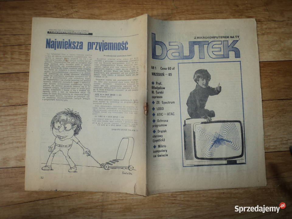 czasopisma Bajtek pierwsze cztery numery 14 Nowy Sącz