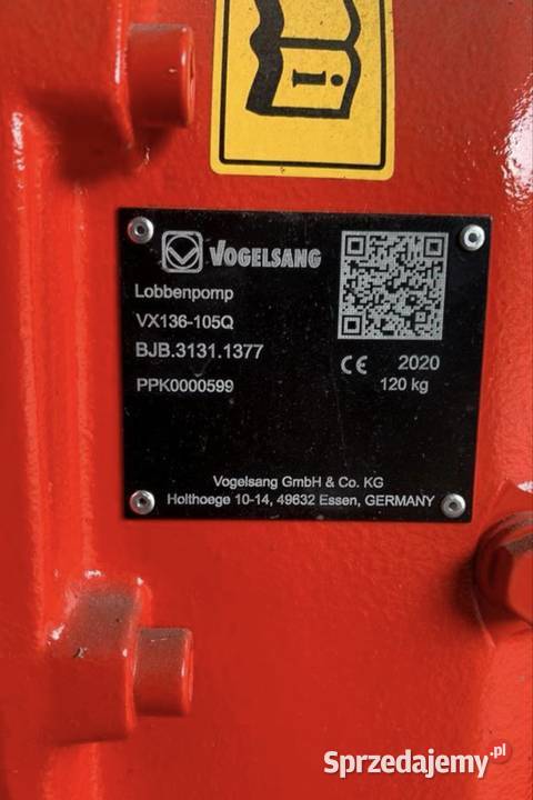 Pompa Vogelsang podlaskie Łomża sprzedam