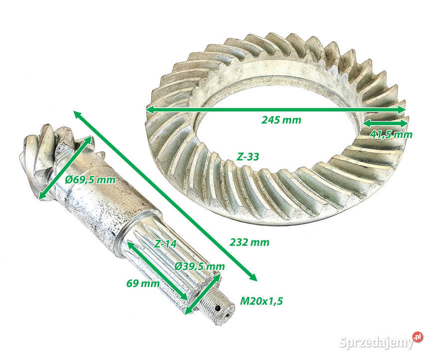 Koło Talerzowe z Wałkiem Atakującym Z71433 ZETOR Tyczyn sprzedam