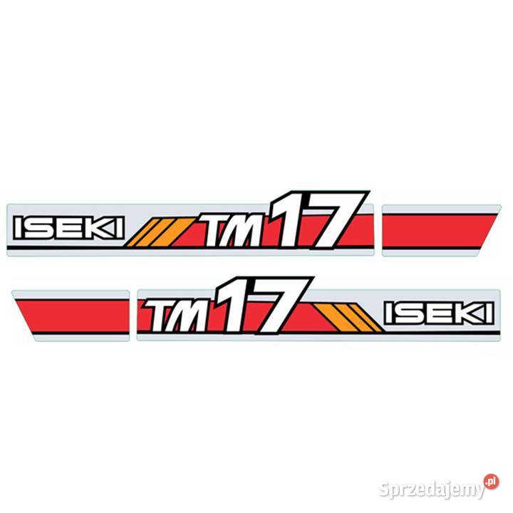 Naklejki Iseki TM17 Tajęcina sprzedam