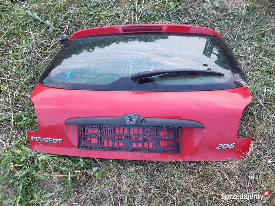 Peugeot 206 Tylna klapa bagaznika Mińsk Mazowiecki