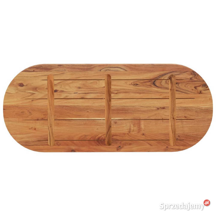 Blat do stołu 100x40x25 owalny lite drewno Warszawa
