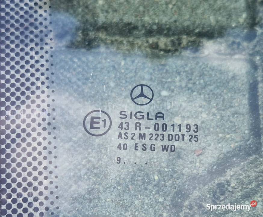 MERCEDES CLK W208 szyba boczna lewa prawa z Rok produkcji 1999 Bydgoszcz sprzedam