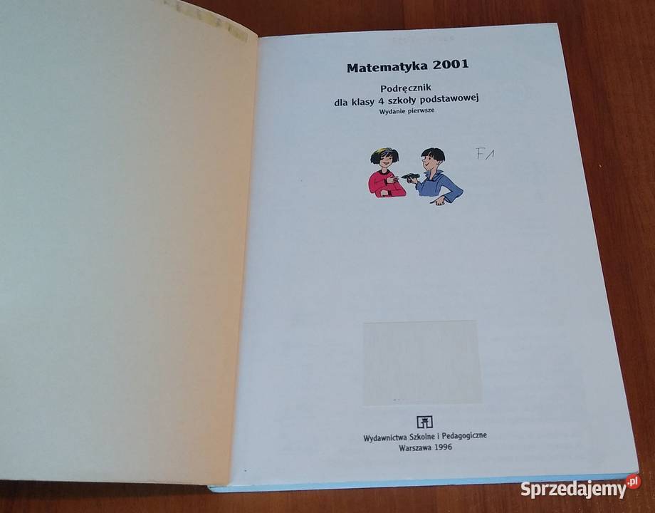 Matematyka 2001 podręcznik klasy 4 podstawowej Gdańsk