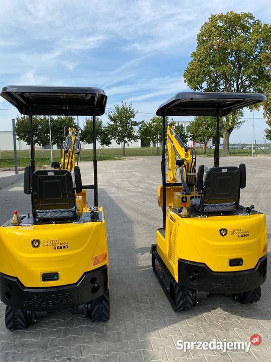 Minikoparka 1T GG800 Gnter Grossmann najtaniej Rok produkcji 2022 Koparki Bydgoszcz