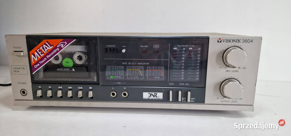 Magnetofon Visonic3604 Cassette Deck Międzychód