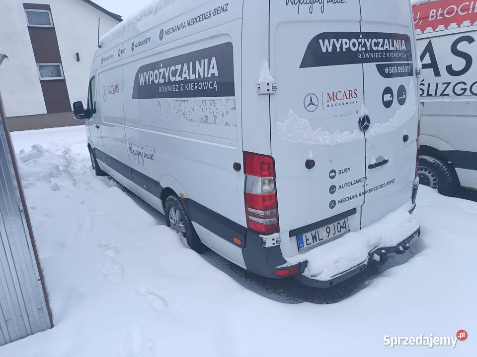 Mercedes sprinter SWAP 27 CDI klima uciąg haka Rok produkcji 2013 Wołoskowola