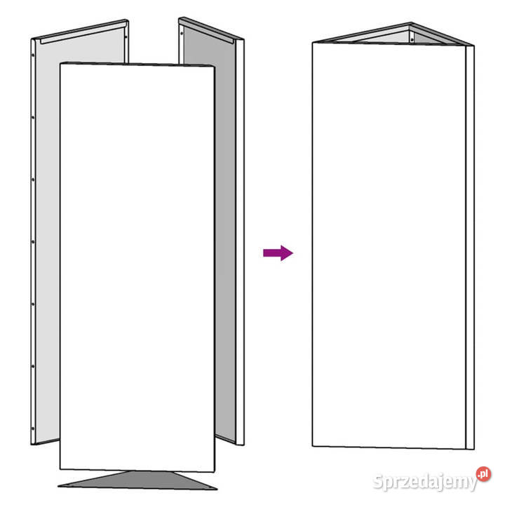 Donice ogrodowe 2 trójkątne 30x26x75 stal