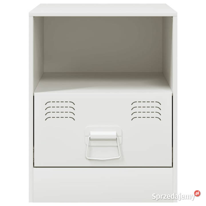 Szafki nocne 2 białe 345x39x44 stal WM841762 Warszawa