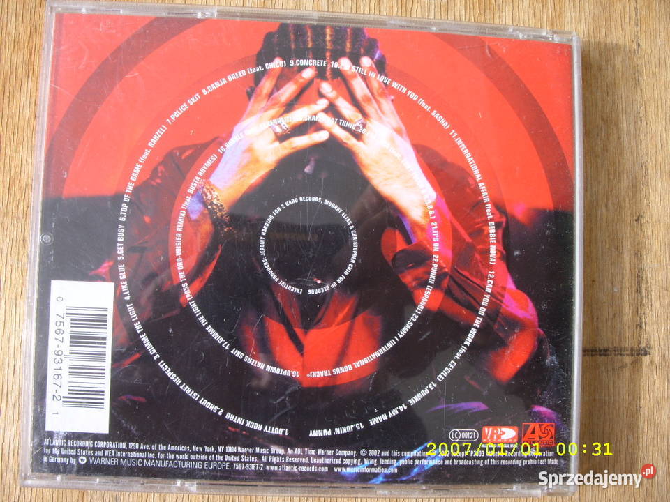 SEAN PAULDUTTY ROCK RAP CD Wołów