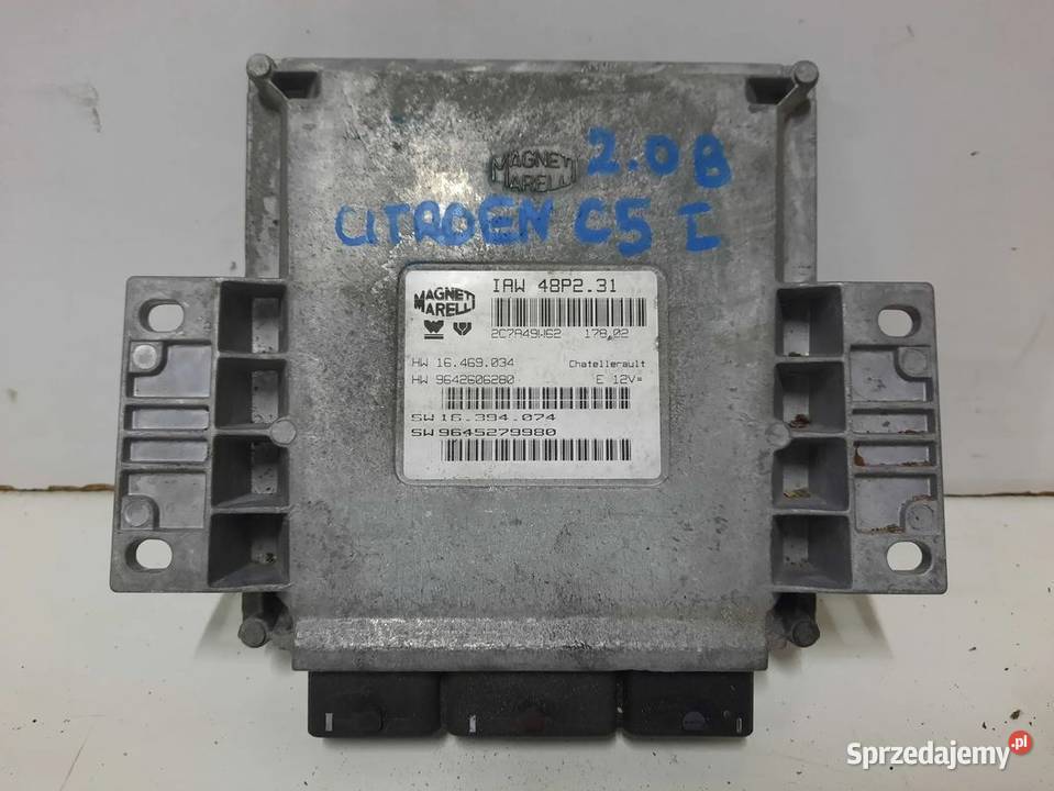 CITROEN C5 I 20 16V KOMPUTER STEROWNIK SILNIKA osobowe Włoszczowa
