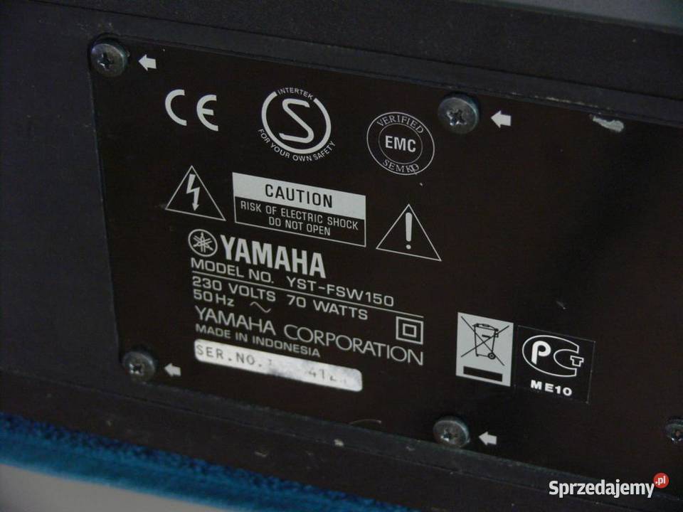 Sub akt Yamaha YSTFSW 150 sprawny WYSYŁKA sprzedam