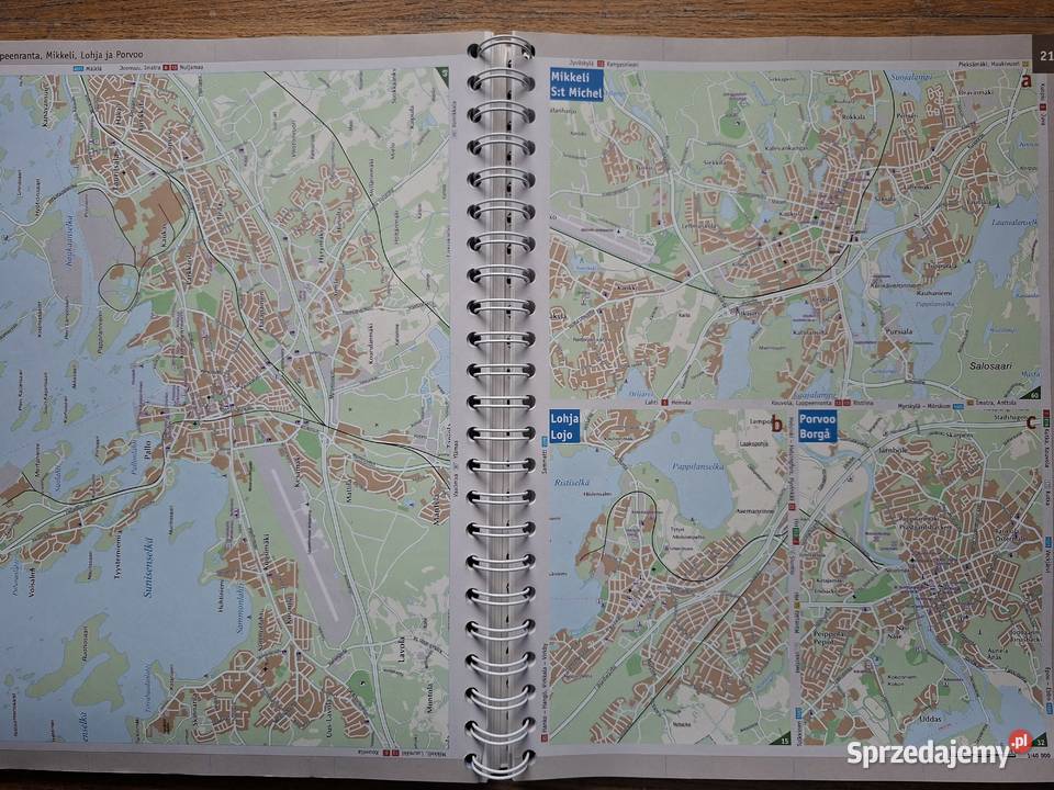 Suomi Finland Road Atlas 1 100 000 1 200 000 ISBN 9789522665256 Kraków