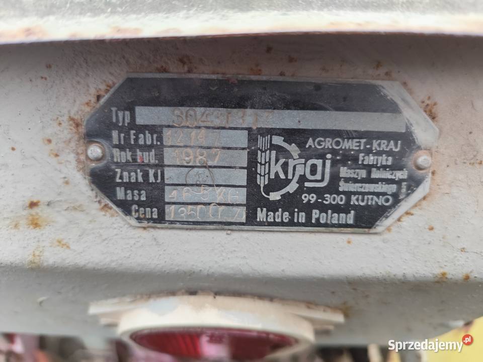 Siewnik Poznaniak 1987r Sędzimirowice