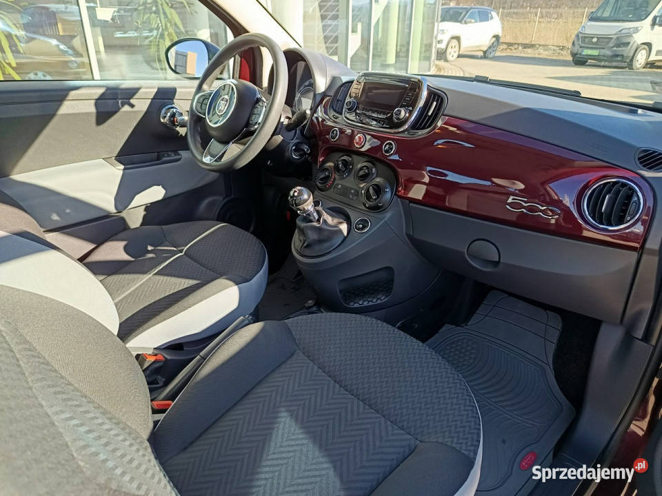 Fiat 500 POP 12 69 Salon 1 właściciel serwis ASO Nowy Sącz