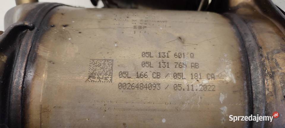 VW TIGUAN II KATALIZATOR 20 TDI 05L131602EX Części samochodowe dolnośląskie