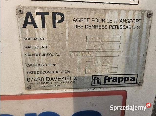 Sprzedam naczepę ciężarową marki Samro ST39 Kraków