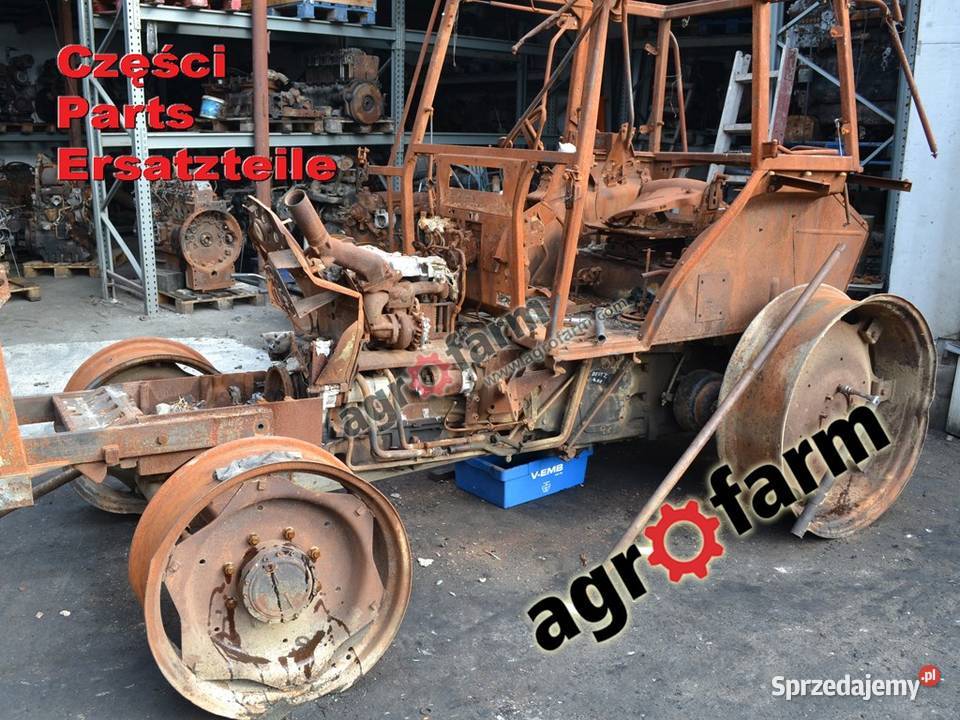 Deutz Agrostar 461 części skrzynia biegów oś Byków