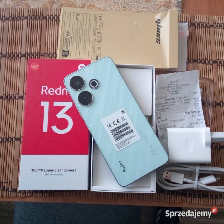 XIAOMI REDMI 13 8256 GB 679 OCEAN BLUEGwarancja Tomaszów Lubelski