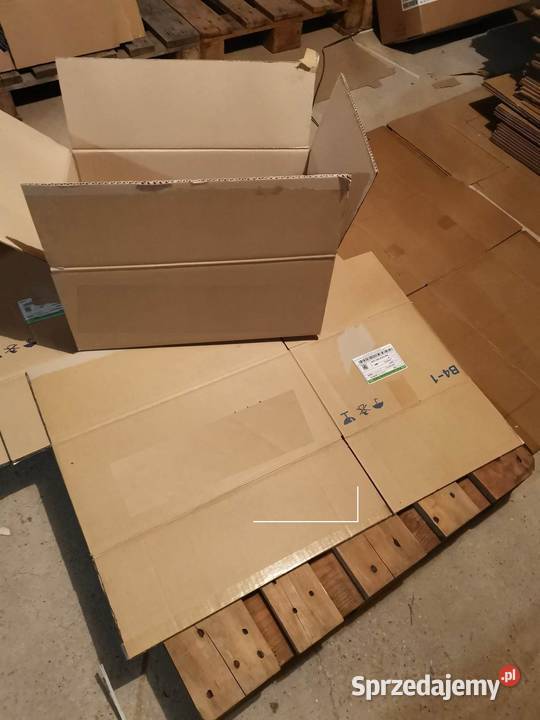 Kartony używane pudełko 3w 51x35x23 udźwig 25 Magazynowanie Tychy sprzedam