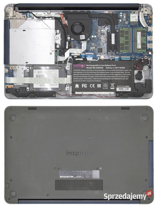 Dell Inspiron 5767 173 i57200U 16GB DDR4 Radeon Taktowanie 3100 Cielądz