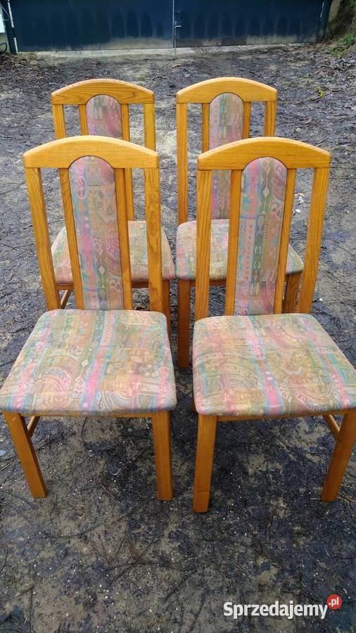 Krzesła komplet zestaw Chojna