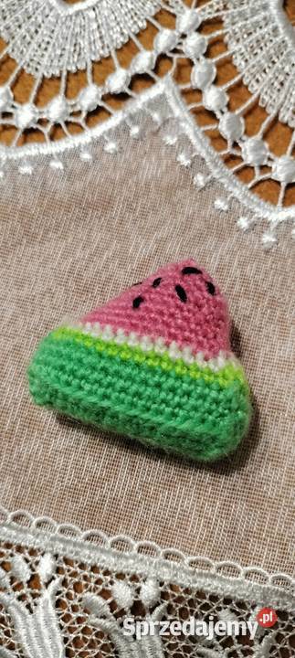 Maskotka arbuz na szydełku Częstochowa