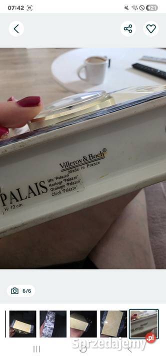 Villeroy Boch PALAIS Palazzo Piękny Zegar opolskie Prudnik