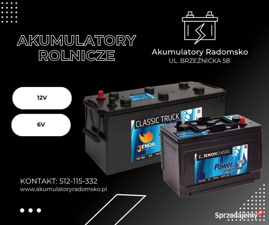 Akumulator JENOX FARMER 120Ah 900A P Radomsko Akumulatory sprzedam