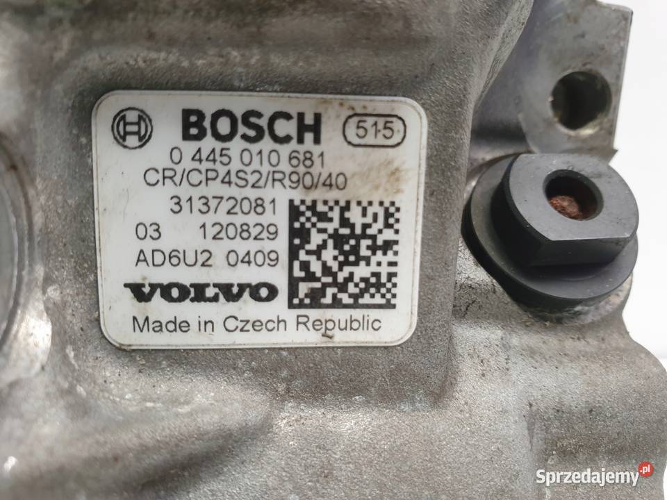 Volvo XC60 20 D3 POMPA WTRYSKOWA 0445010681 osobowe Pompy wtryskowe Janów sprzedam