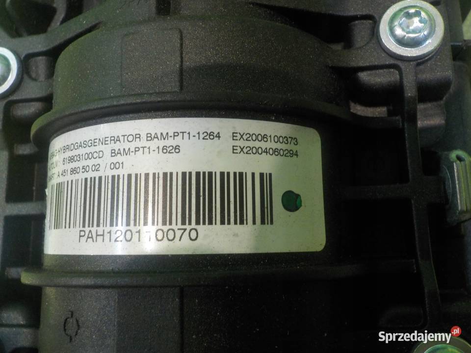 SMART FORTWO II 451 LIFT 12r AIRBAG poduszka mazowieckie